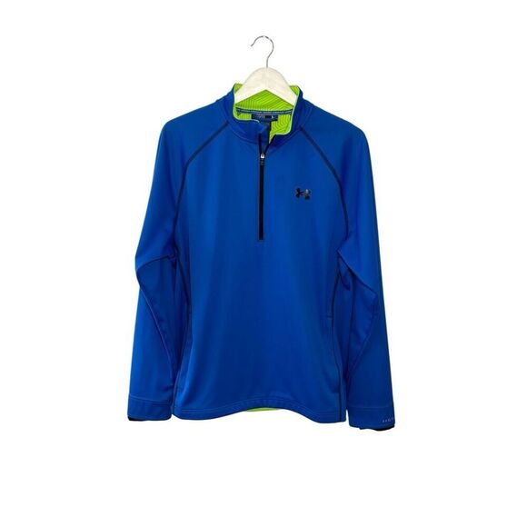 Under Armour Storm infrared 1/4 zip soft shell jacket in royal blue - XL - Picture 1 of 8